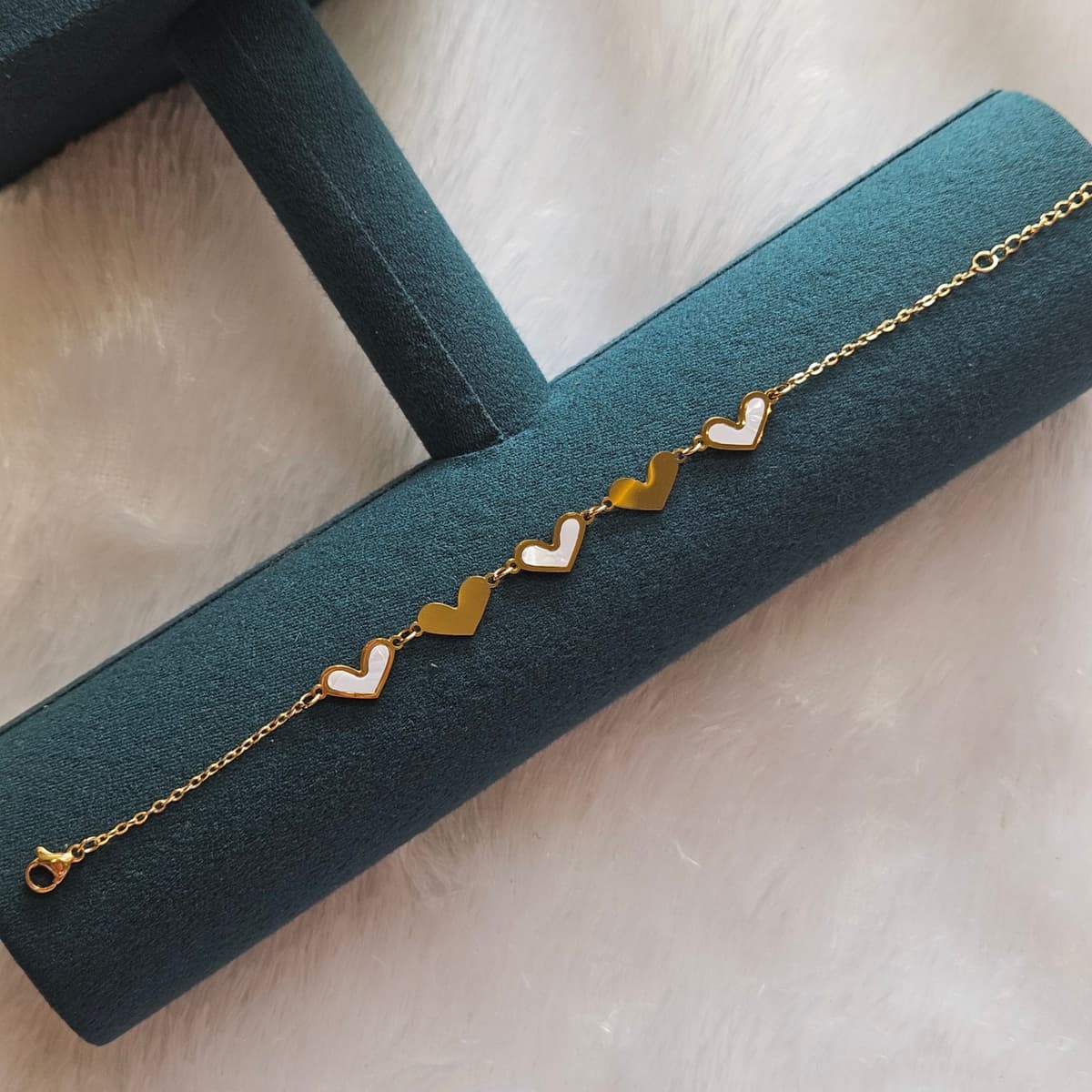 Heart line Chain bracelet  — image 3