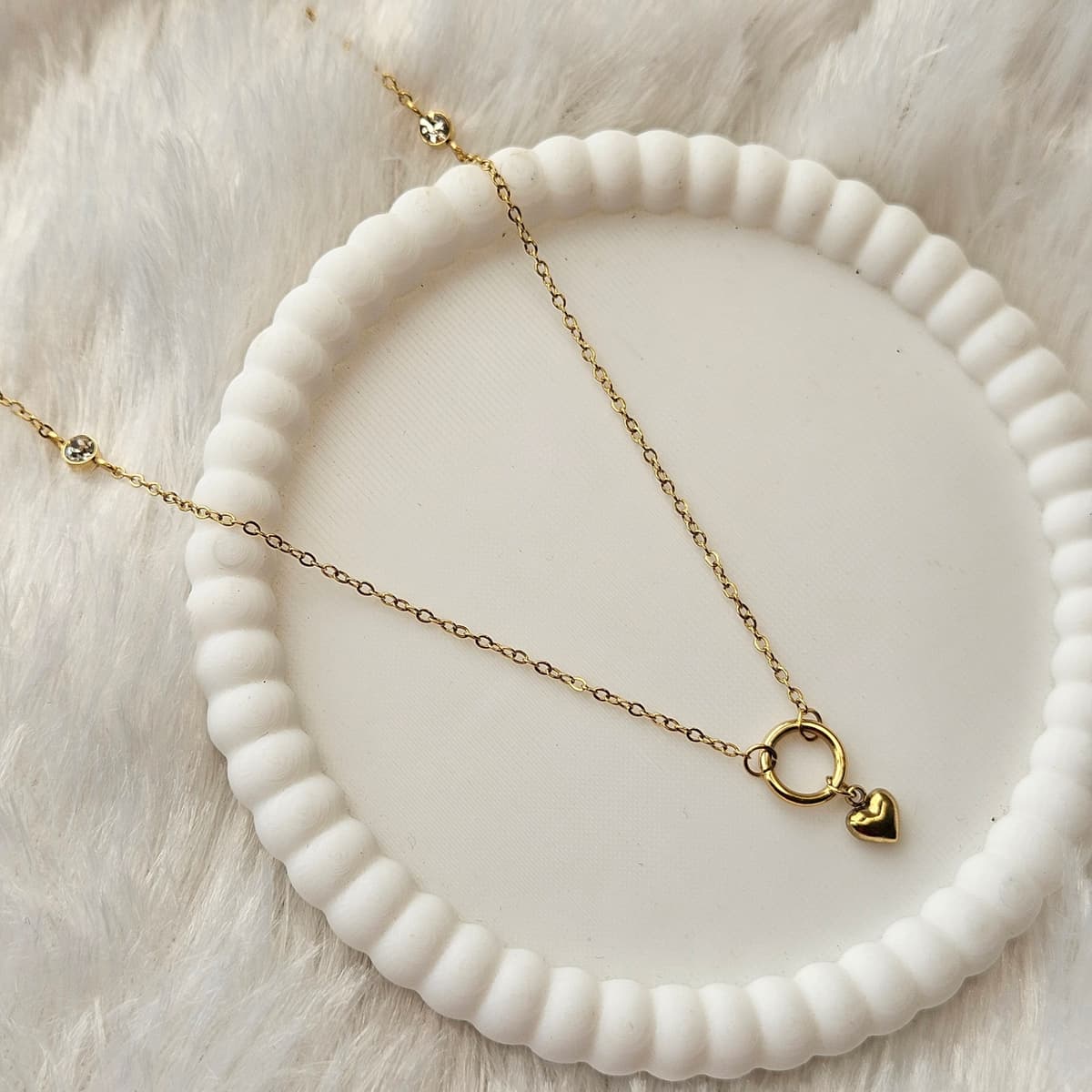 Anti-Tarnish Heart Pendant 