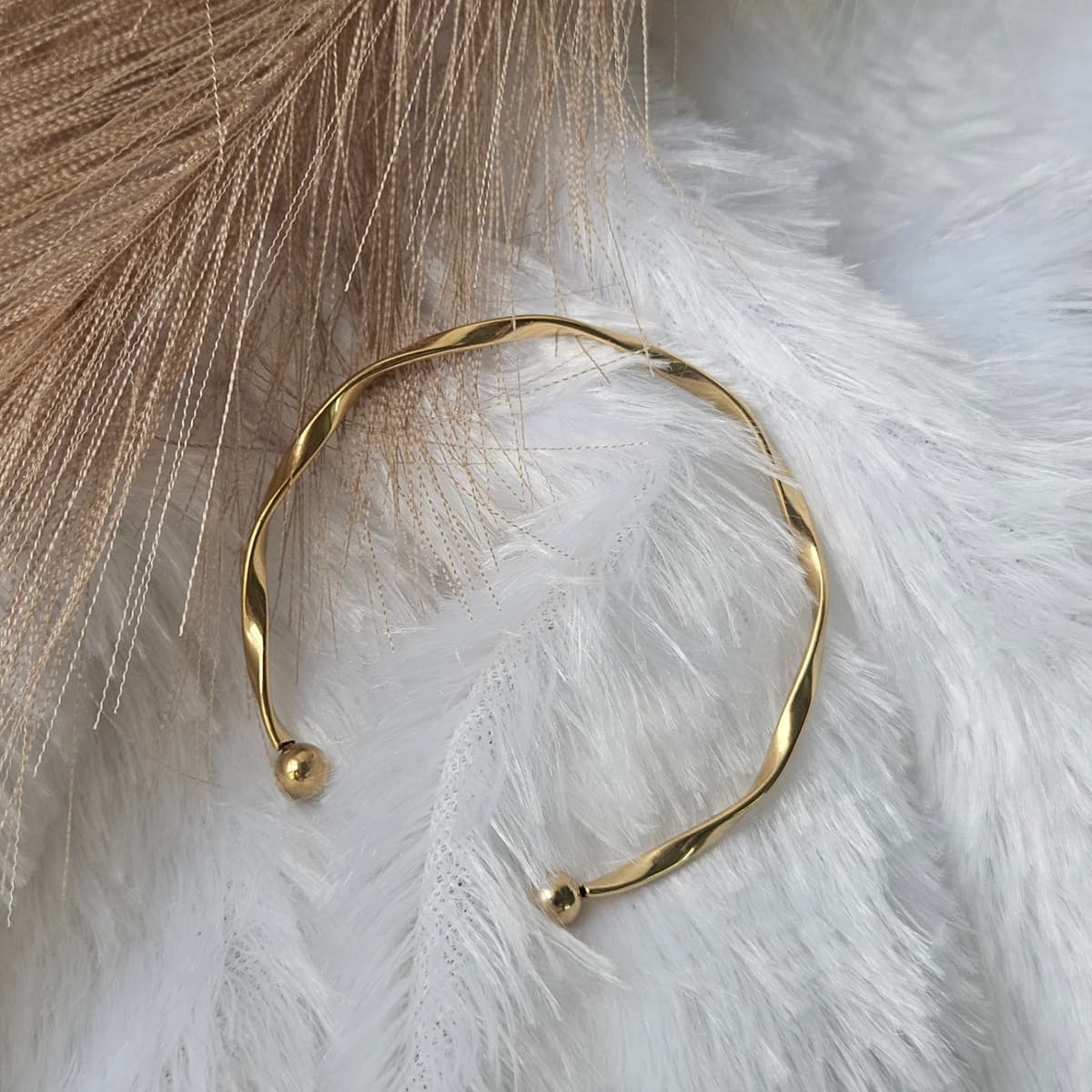 Wavy Adjustable Bangle Kada