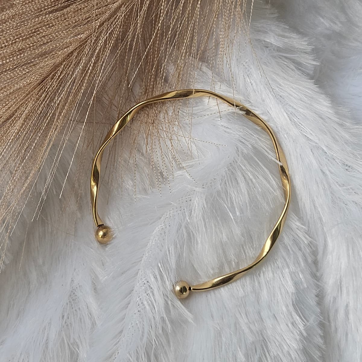 Wavy Adjustable Bangle Kada — image 3