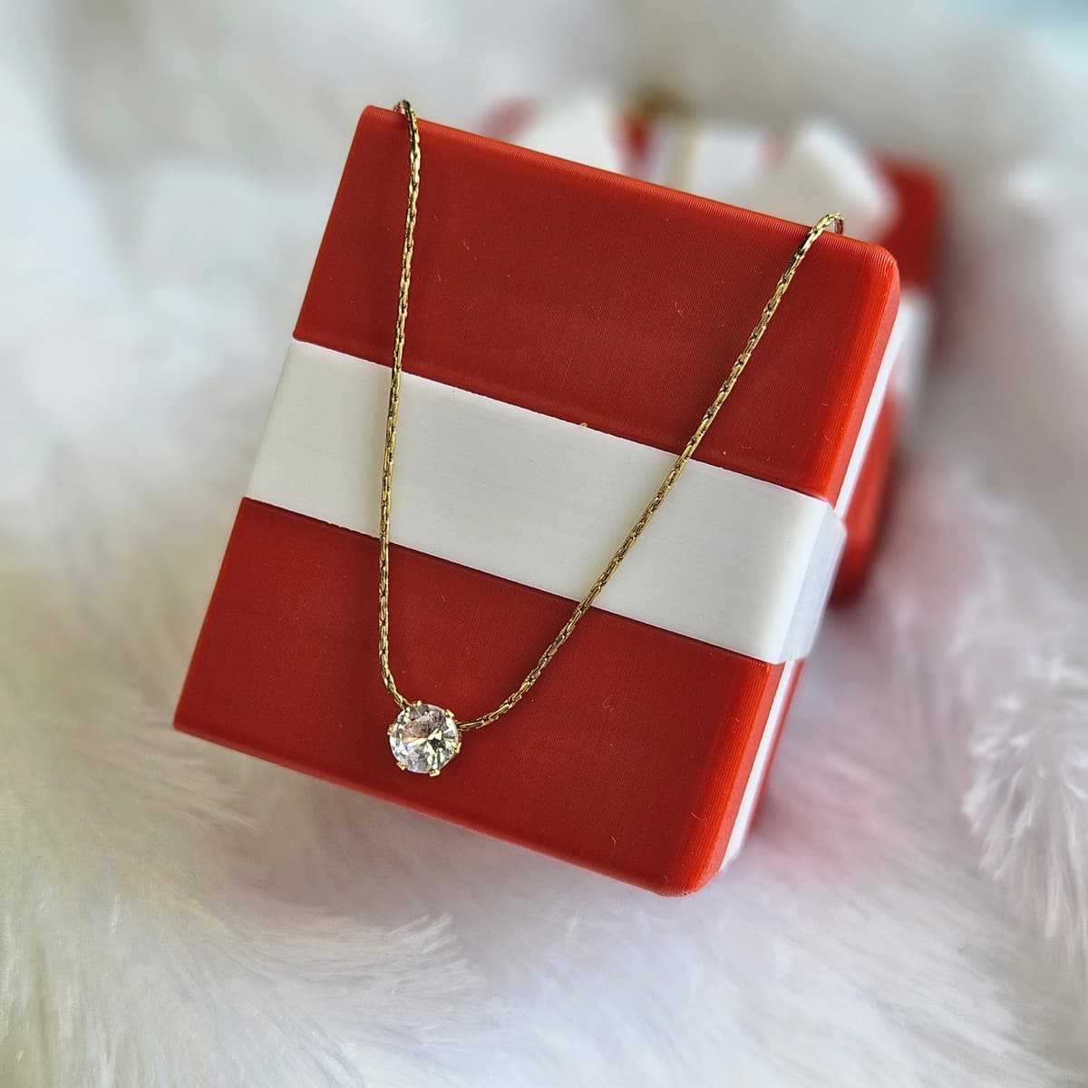 Diamond Pendant Anti-Tarnish 