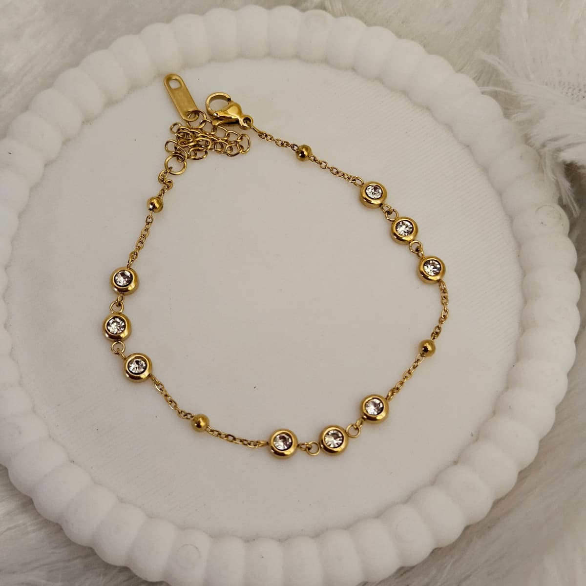 White Stone Bracelet  — image 2