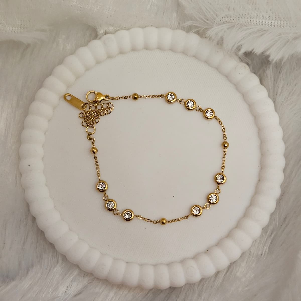 White Stone Bracelet  — image 3