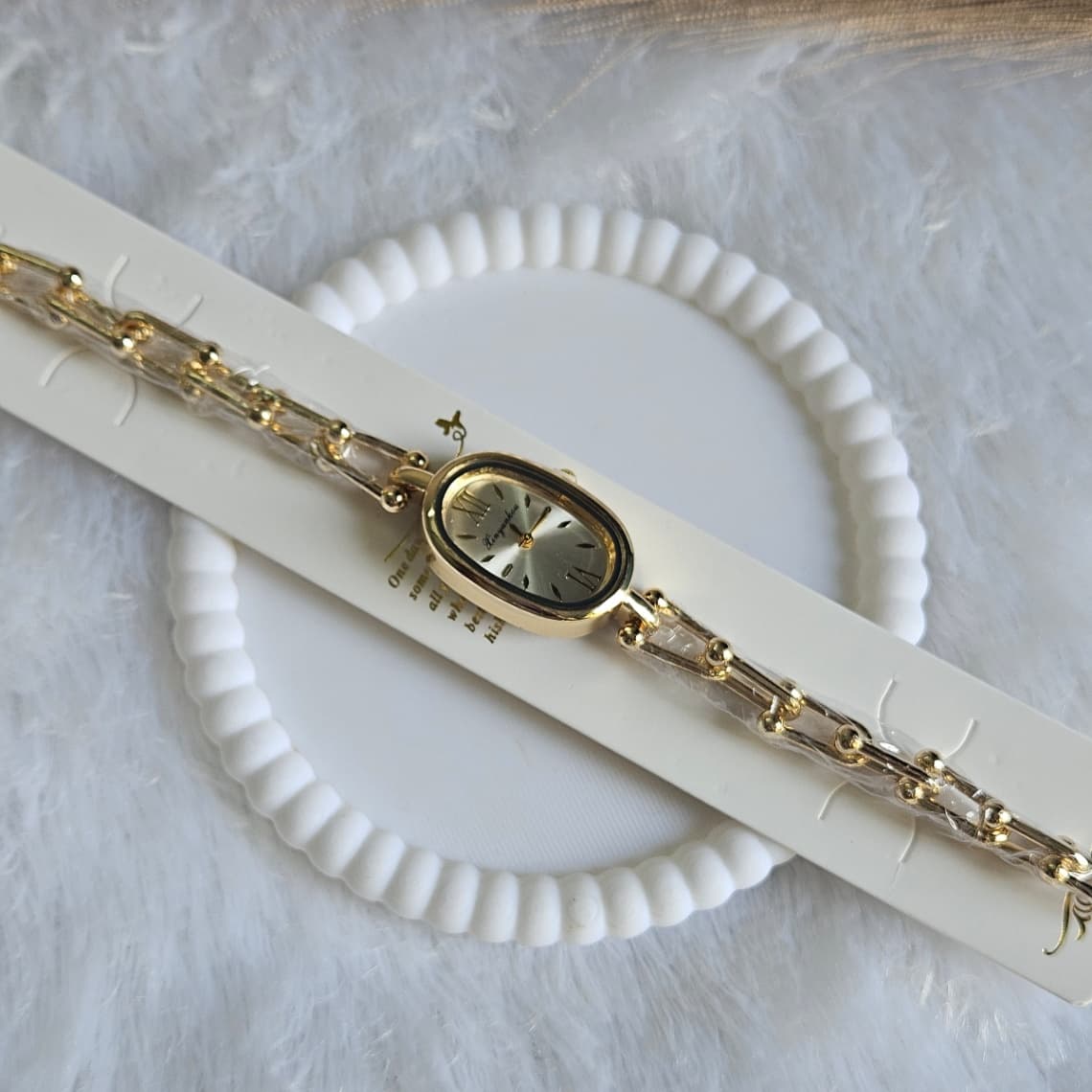 Anti-Tarnish Oval Dial Watch Grey