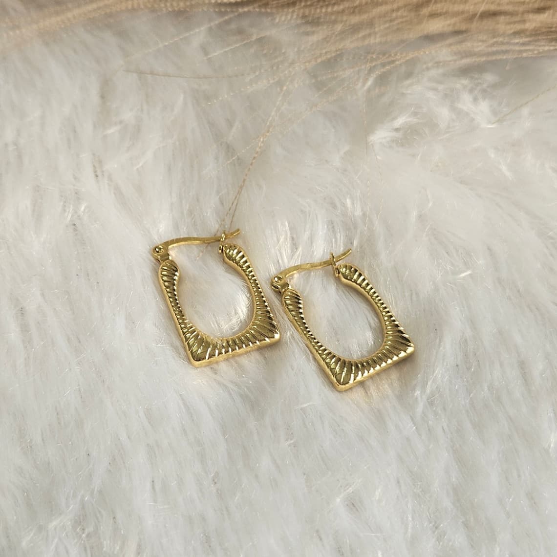 Anti-Tarnish Rect Hoops