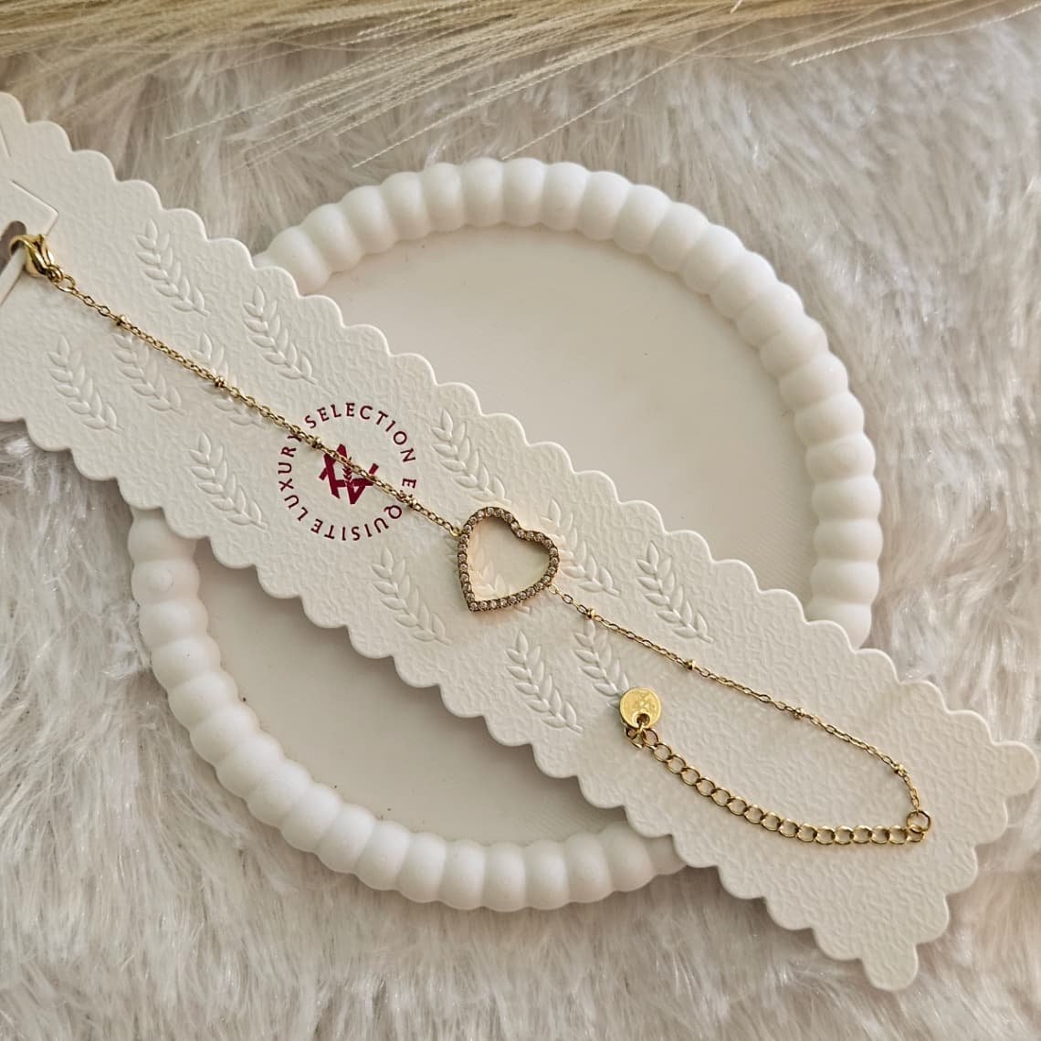 Stone Heart Bracelet 