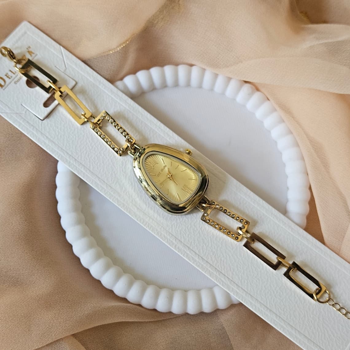Anti-Tarnish Adjustable Chain Watches