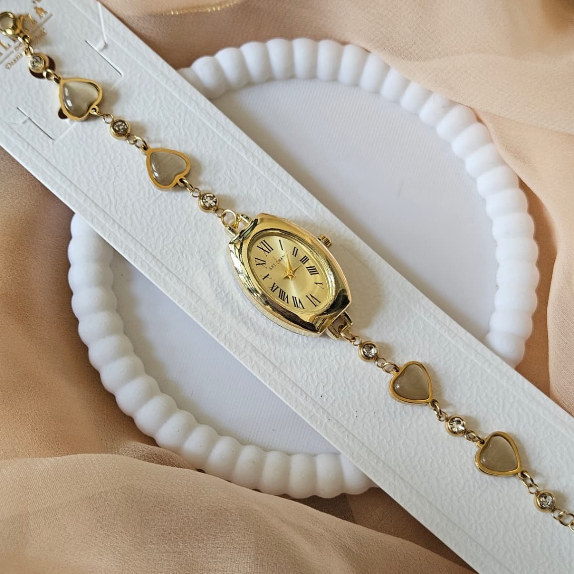Anti-Tarnish Adjustable Chain Watches