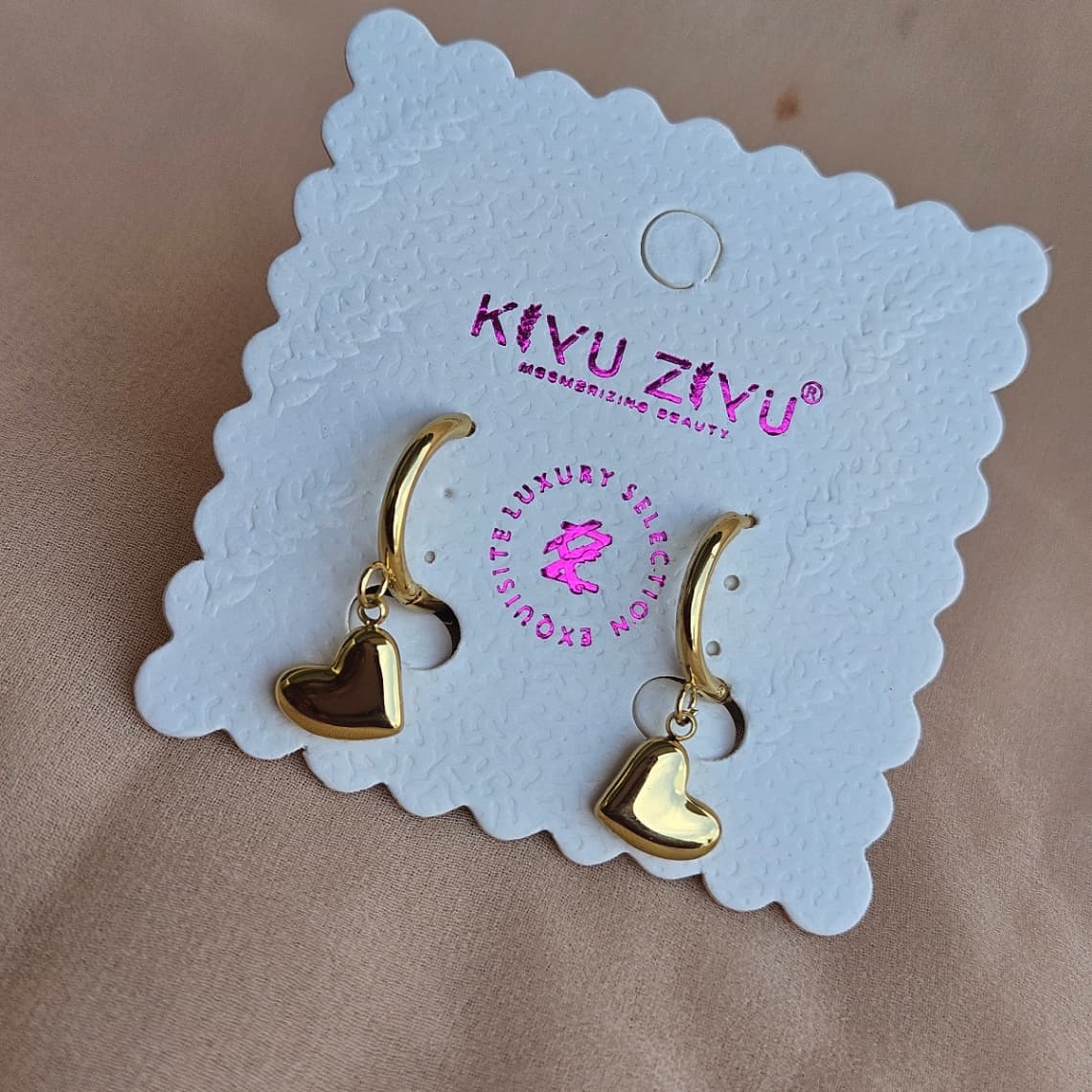 Anti-Tarnish Heart Danglers 