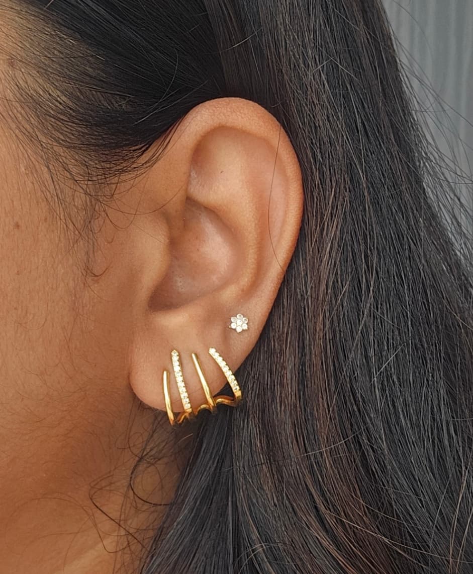 Multistack Anti-Tarnish Earrings 
