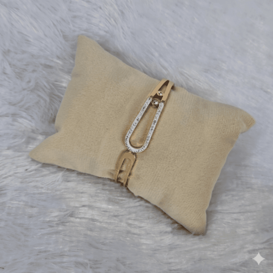 Baby size White Stone Kada