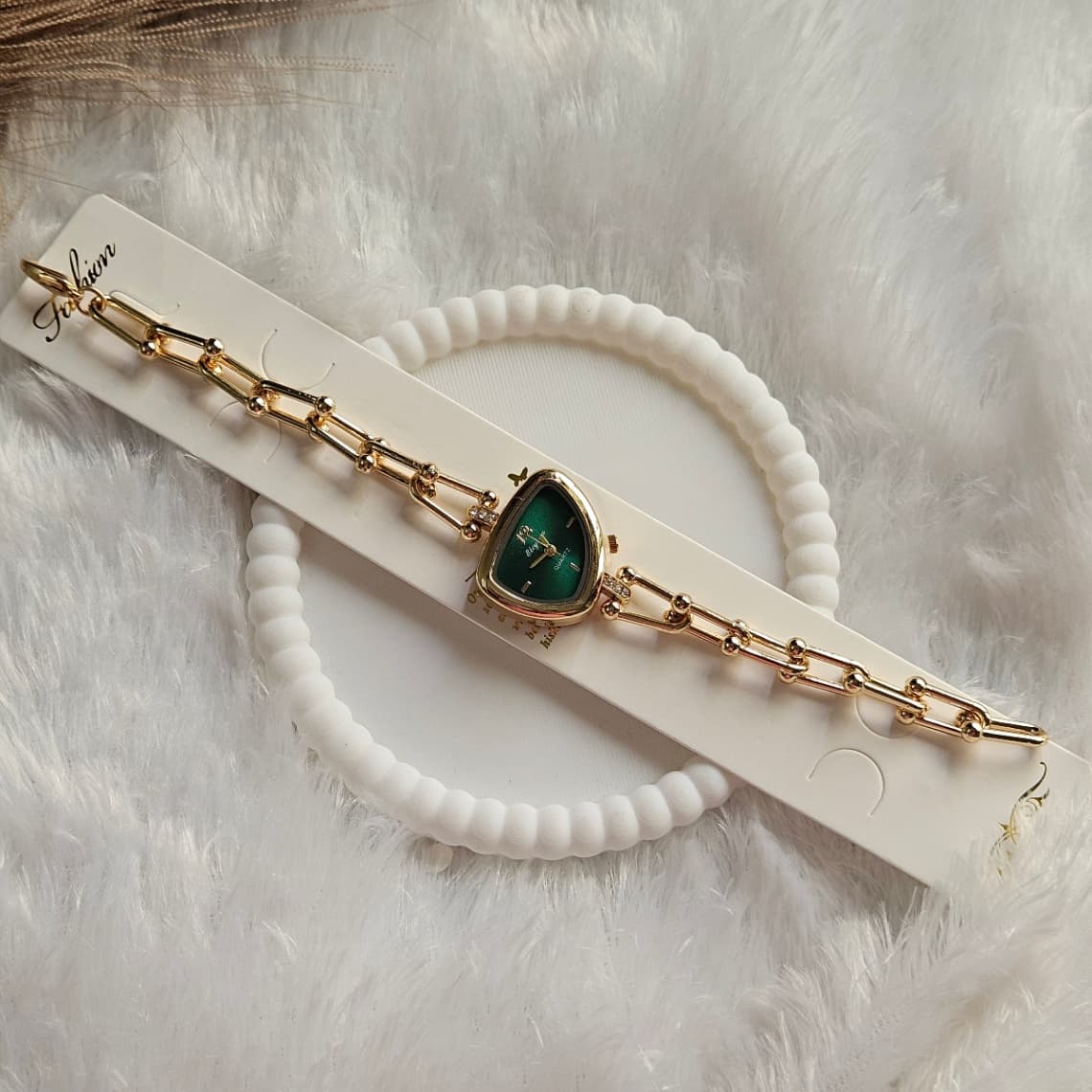Anti-Tarnish Trio Dial Watch Green — image 2