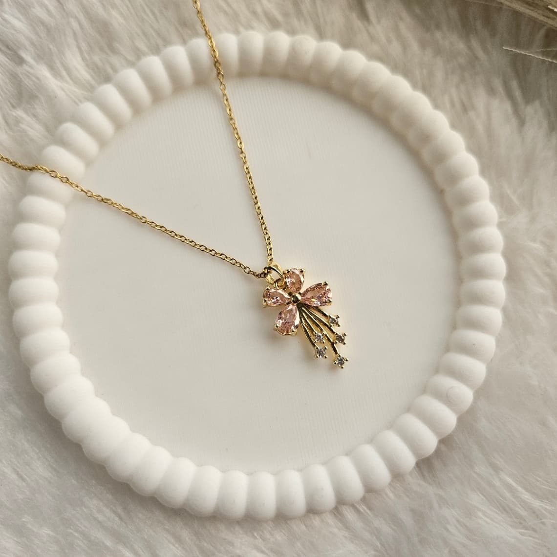 Pink Flower Pendant — image 2