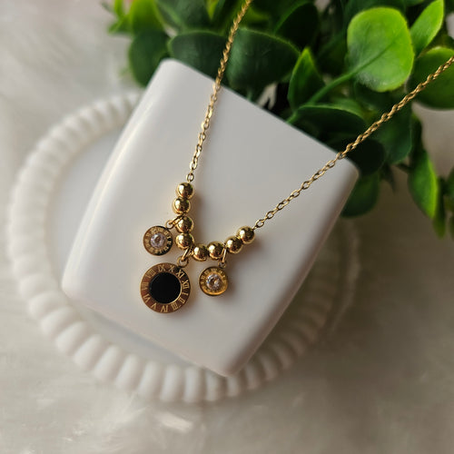 Roman Pendant with Gold Beads